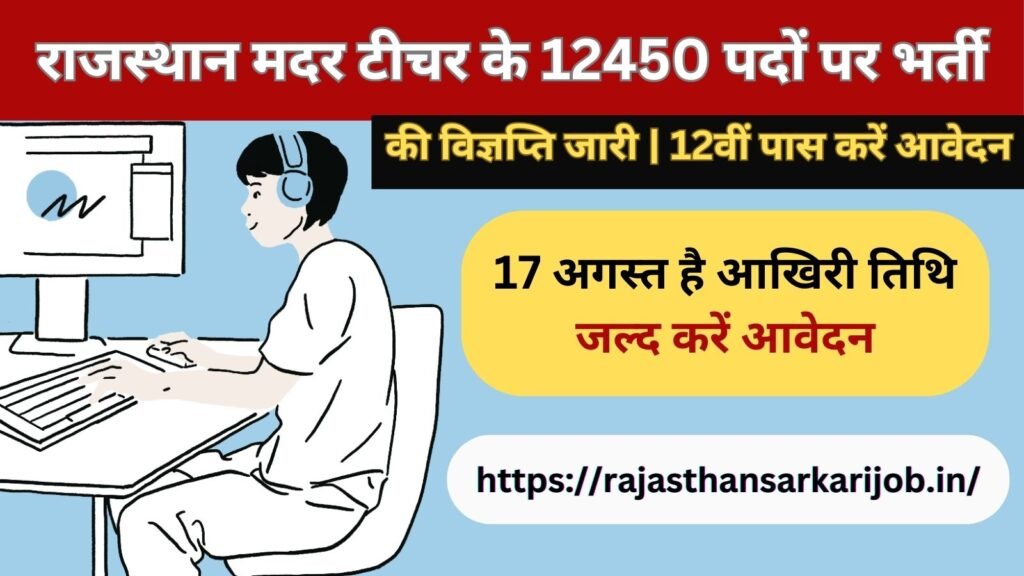 Rajasthan ECCE Vacancy