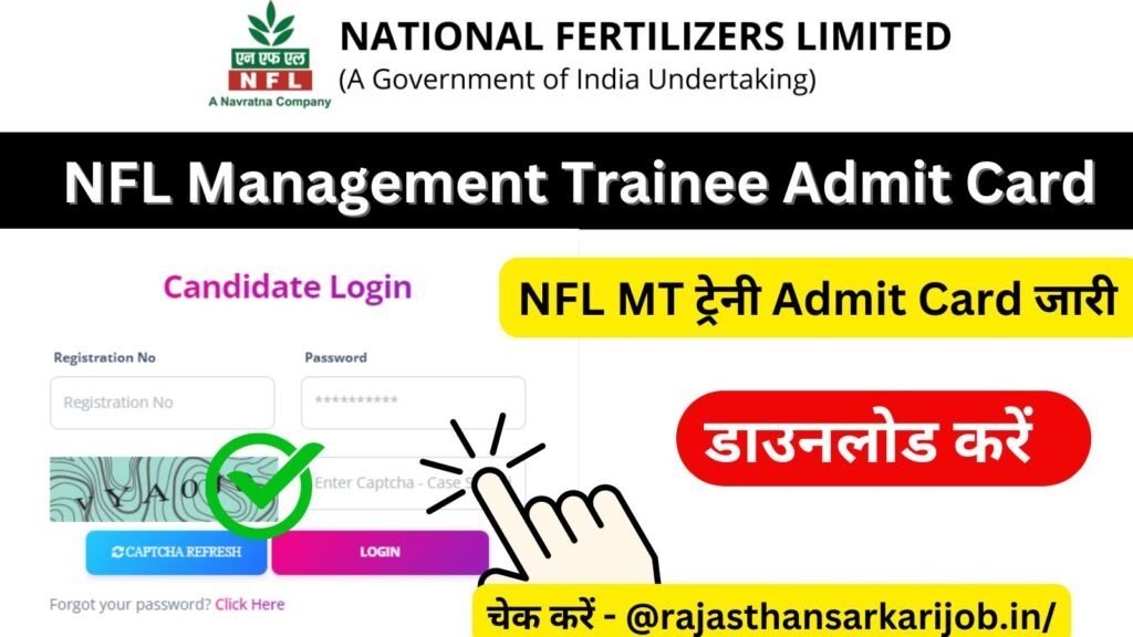 NFL MT Admit Card