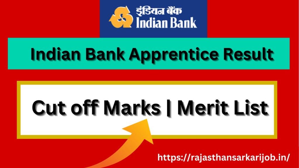 Indian Bank Apprentice Result