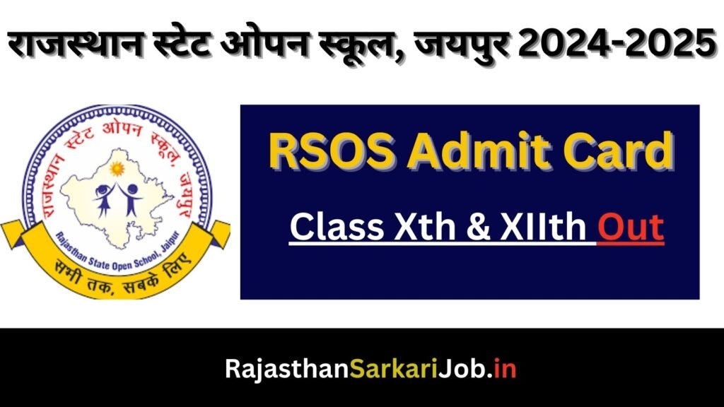 RSOS Admit Card