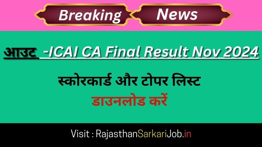 CA Final Result 